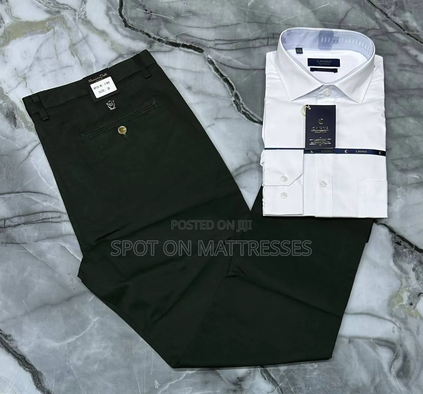 Smart Casual Combo. Khaki Shirt. Medium - 3XL. Delivery Available!