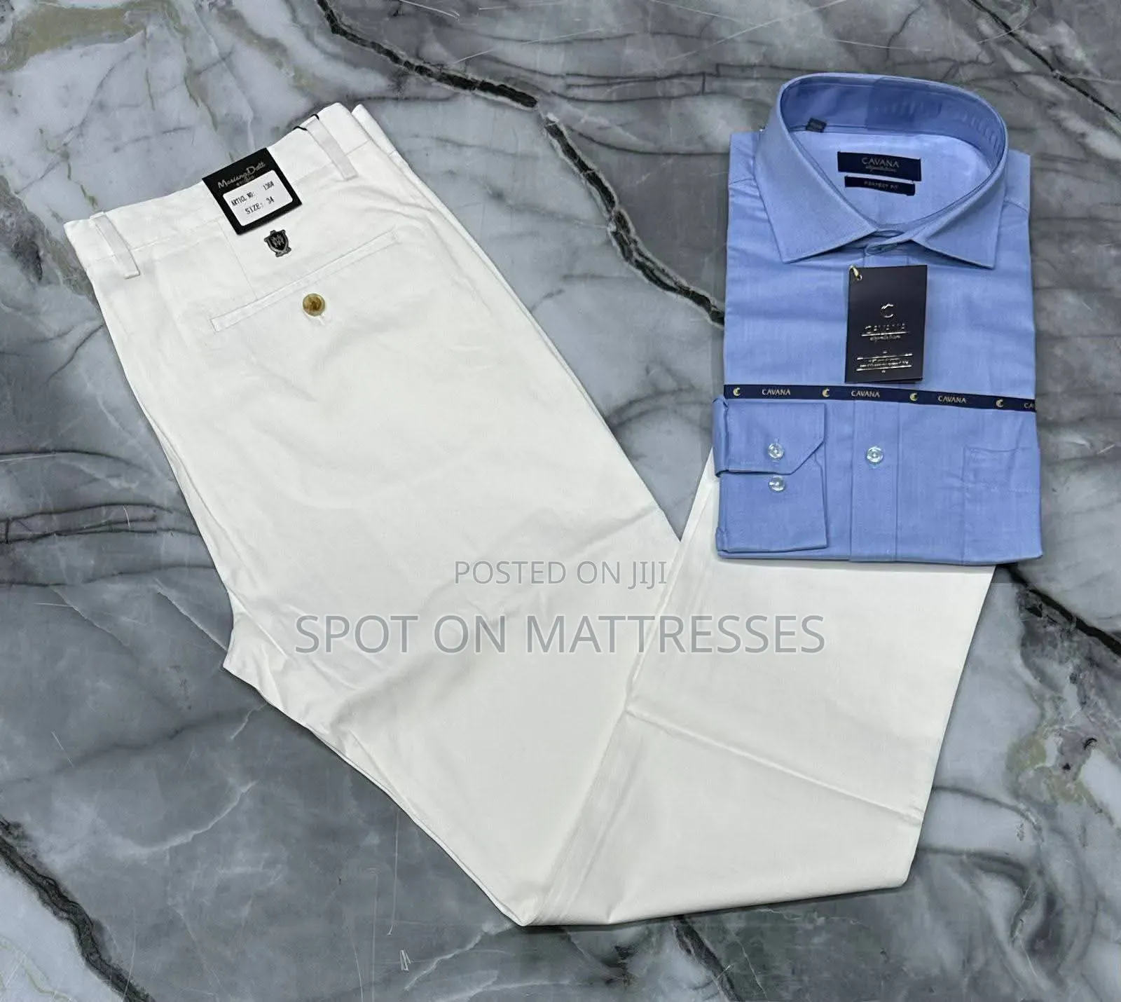 Smart Casual Combo. Khaki Shirt. Medium - 3XL. Delivery Available!