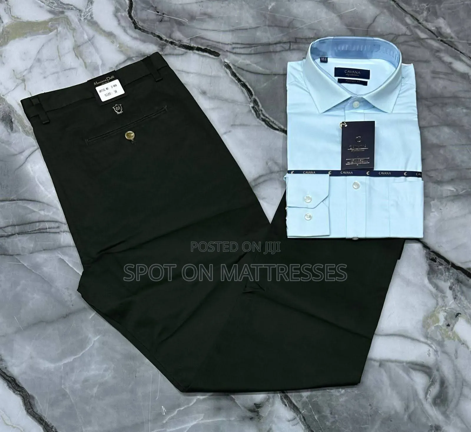 Smart Casual Combo. Khaki Shirt. Medium - 3XL. Delivery Available!
