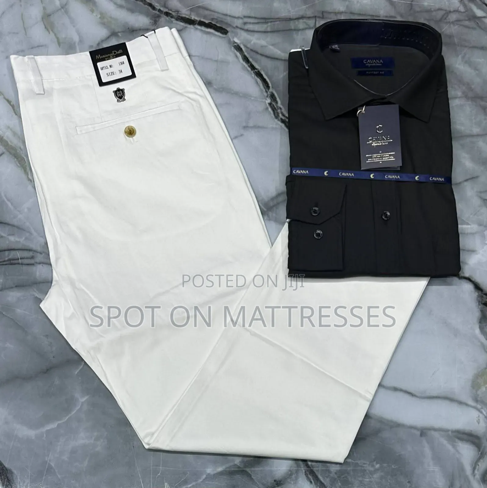 Smart Casual Combo. Khaki Shirt. Medium - 3XL. Delivery Available!