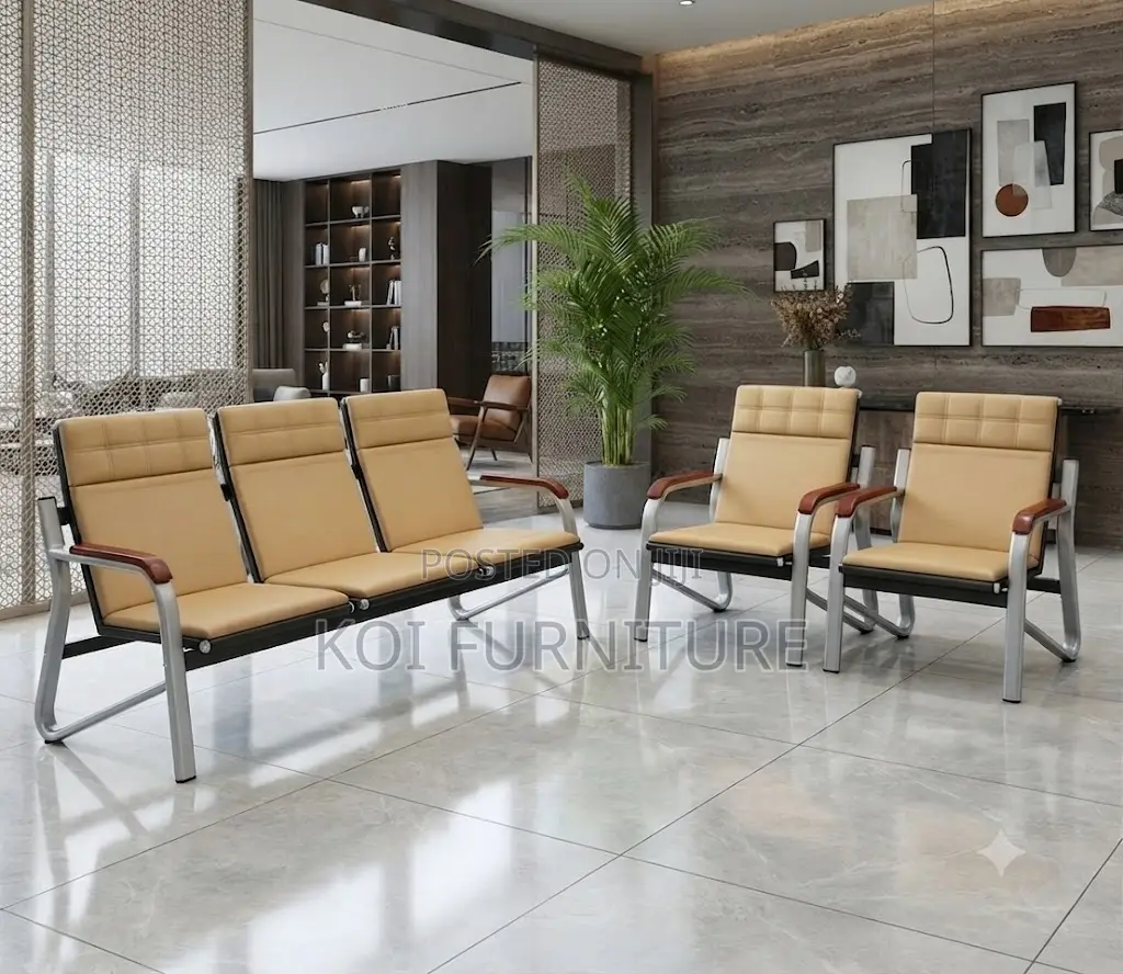 Sofa Set; Five Seater Leather Executive Art Sofa Set