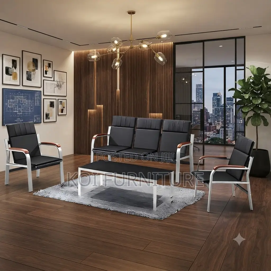 Sofa Set; Five Seater Leather Executive Art Sofa Set