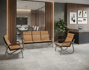 Sofa Set; Five Seater Leather Executive Art Sofa Set