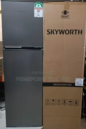 Skyworth 158L Double Door Fridge,Keep Food Fresher for Longer