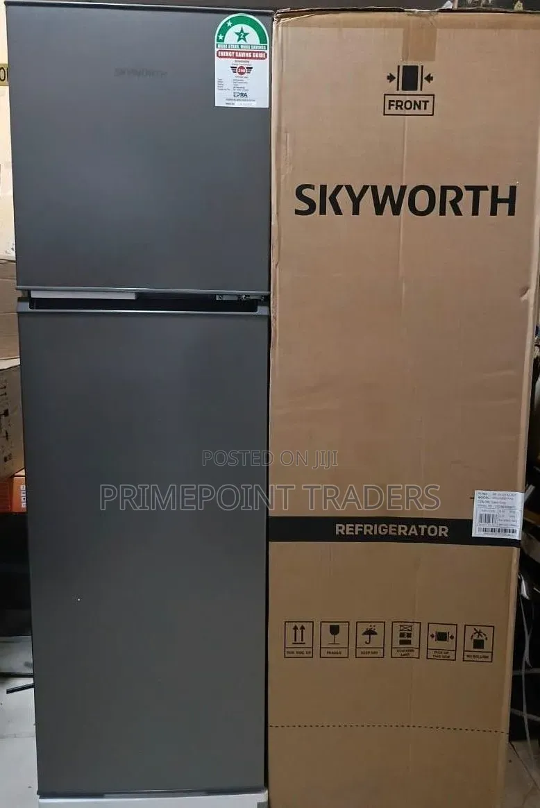 Skyworth 158L Double Door Fridge,Keep Food Fresher for Longer