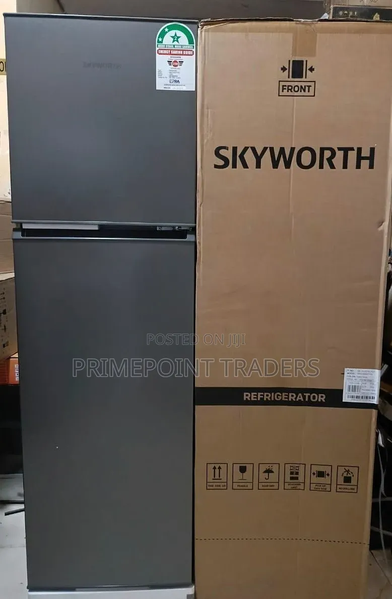 Skyworth 158L Double Door Fridge,Keep Food Fresher for Longer