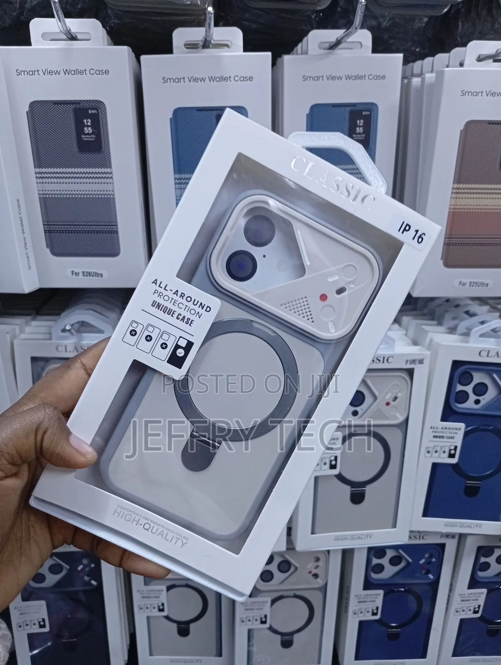 iPhone 16 2-in-1 Cyberpunk Mecha Shockproof Armor Case
