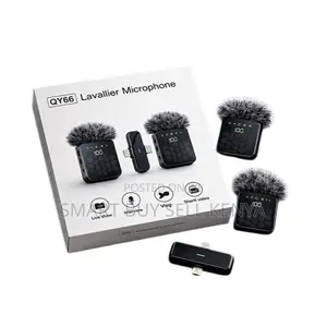 High- Fidelity 3 in 1 Dual Mics Wireless Lavalier Microphone