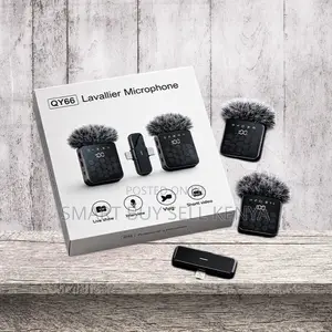 Noise-Reducing 3 in 1 Dual Mics Wireless Lavalier Microphone