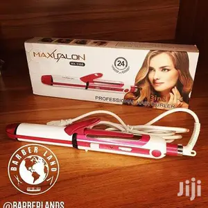 Straightener With Flat Iron And Curl