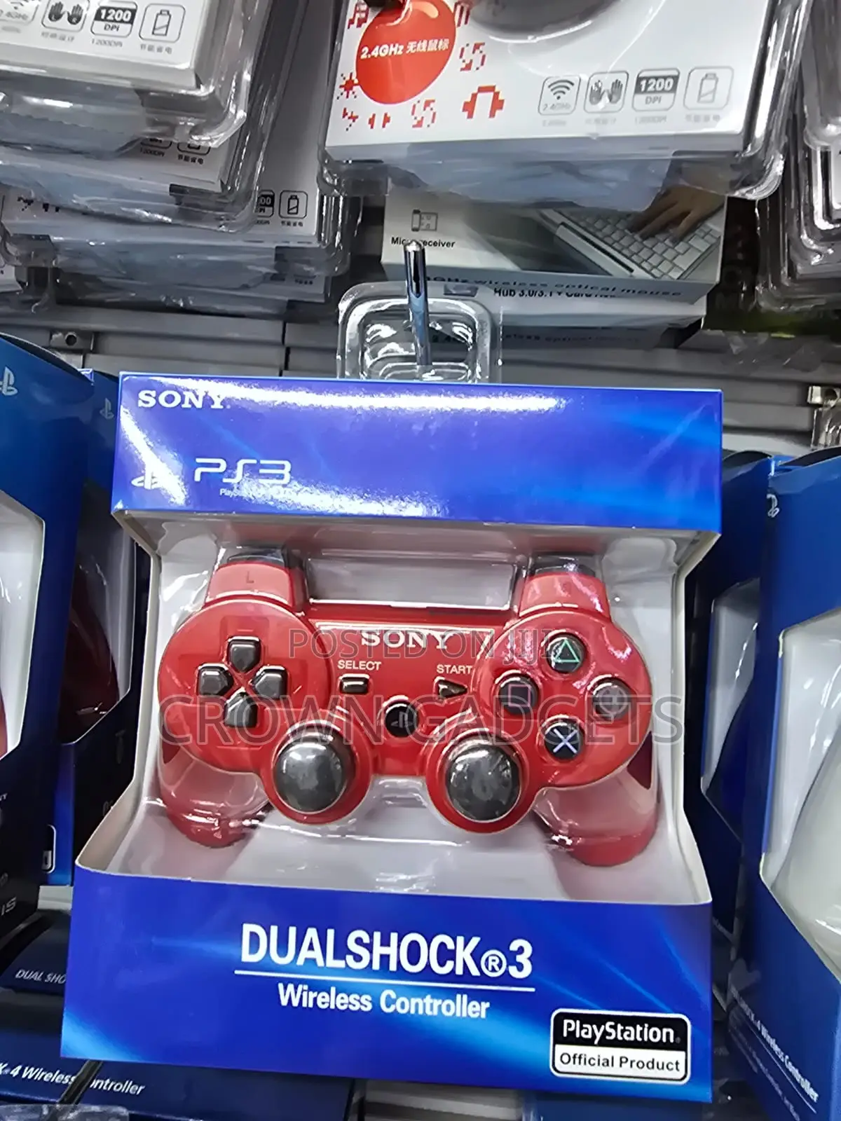 PS3 DualShock 3 Wireless Controller With Motion Vibration