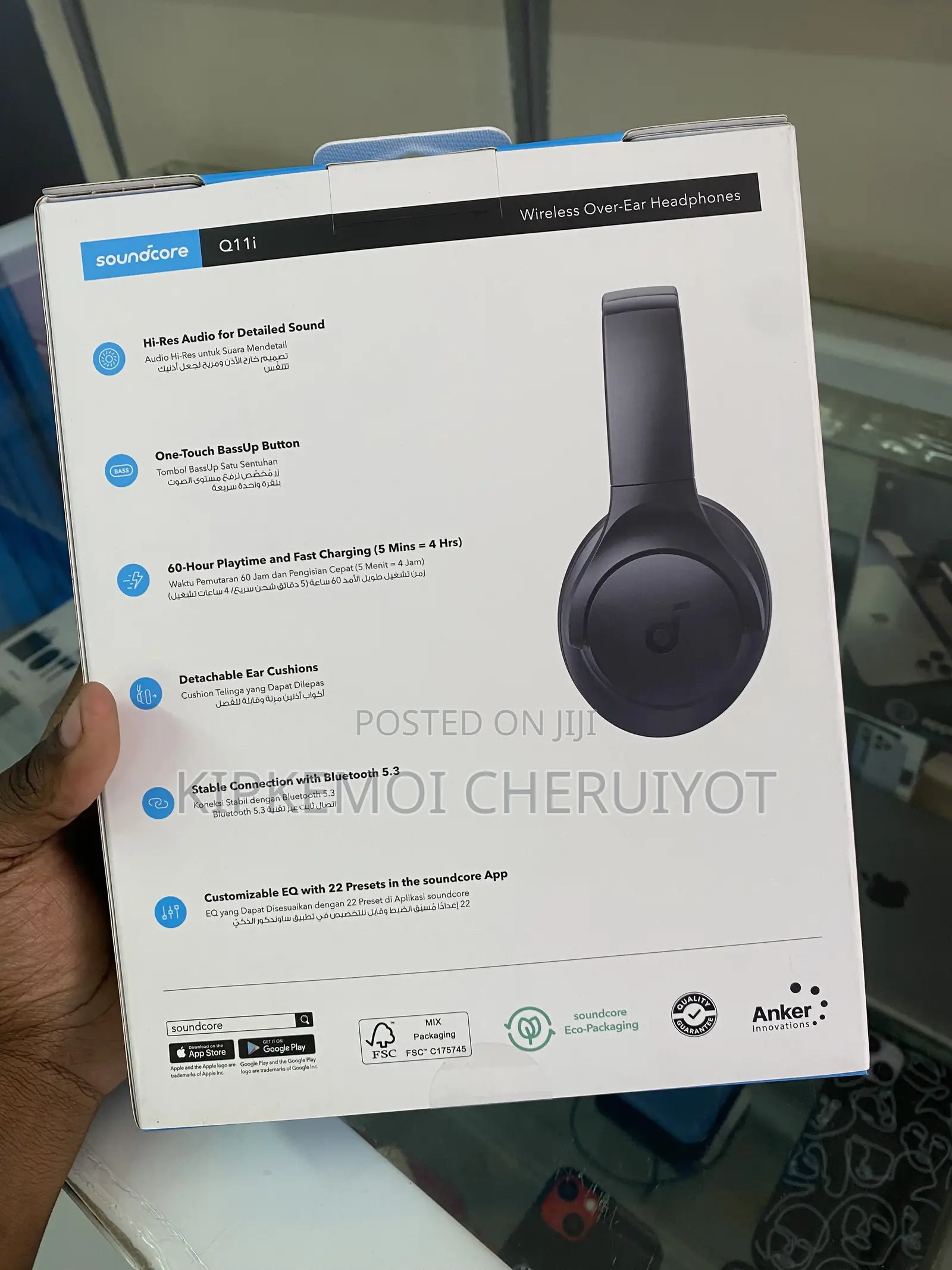 Anker Soundcore Q11i Over-Ear Headphones