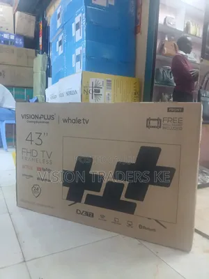 Vision Plus 43 Inches Smart WHALE Frameless FHD TV.