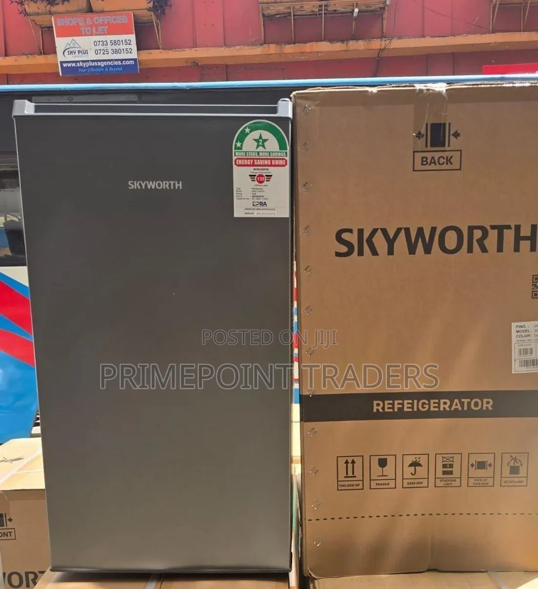Skyworth 90L Single Door Refrigerator – Compact Cooling for Everyday