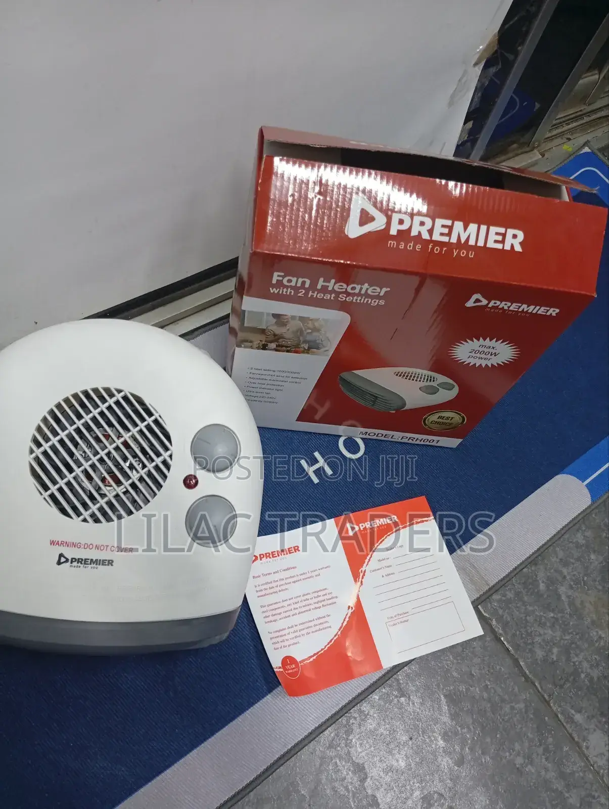 Premier Room Heater With 2 Heat Settings