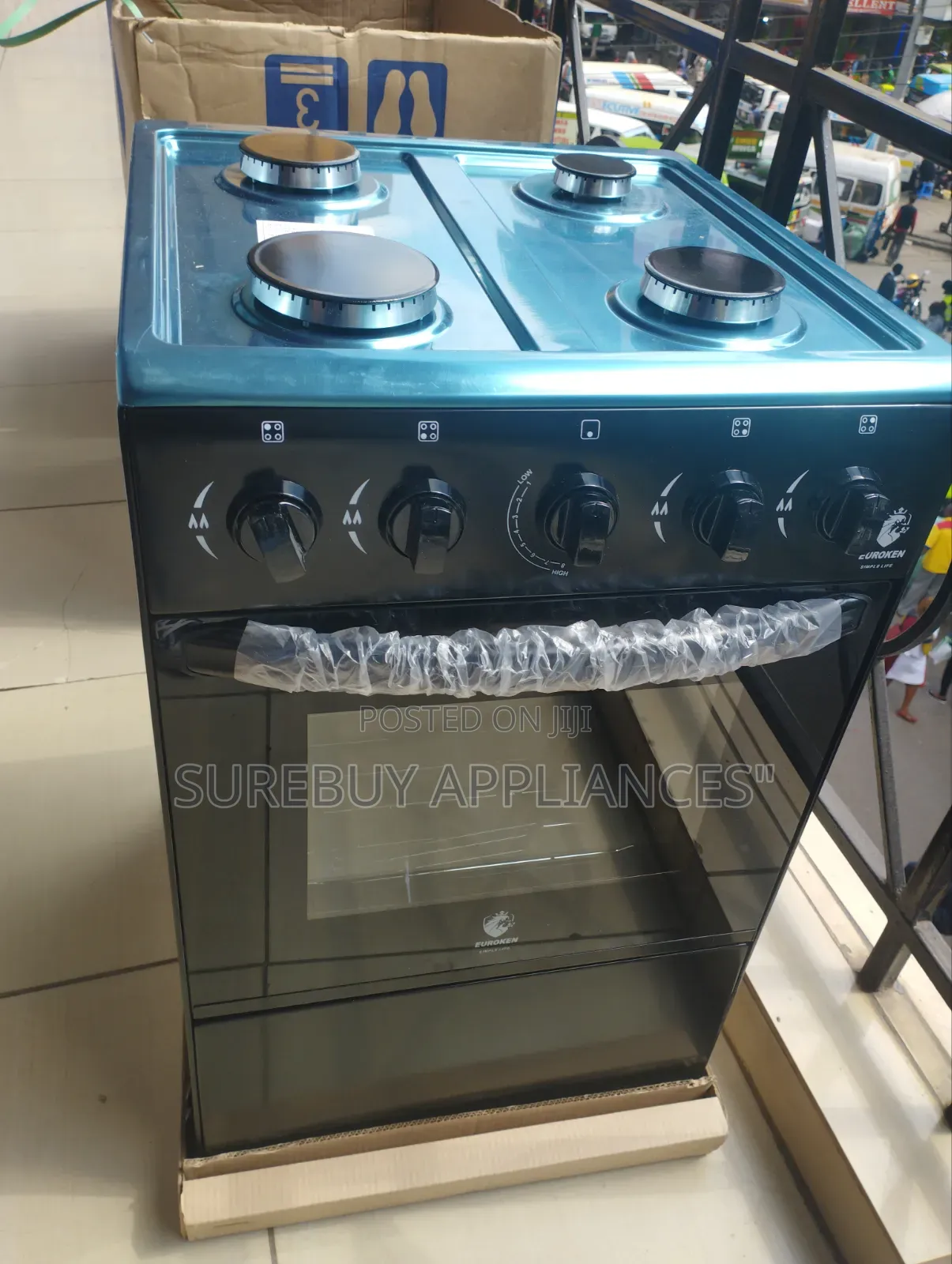 Euroken 50*55 4G, Gas Oven Standing Cooker