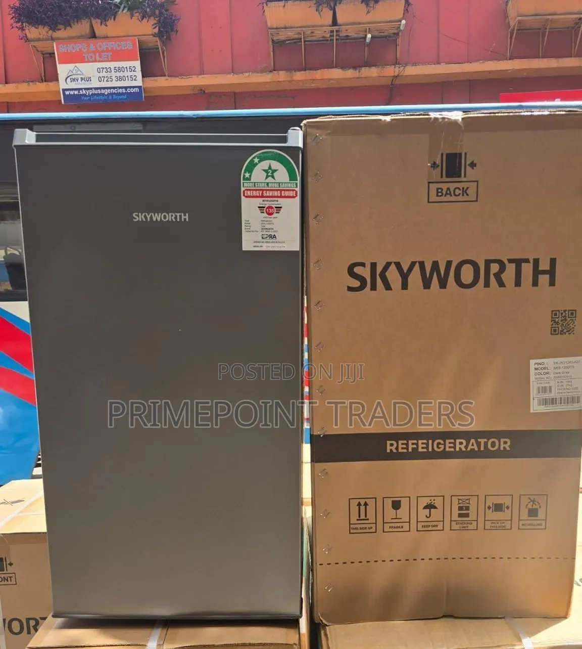 Skyworth 90L Single Door Fridge – Stylish, Practical Reliable