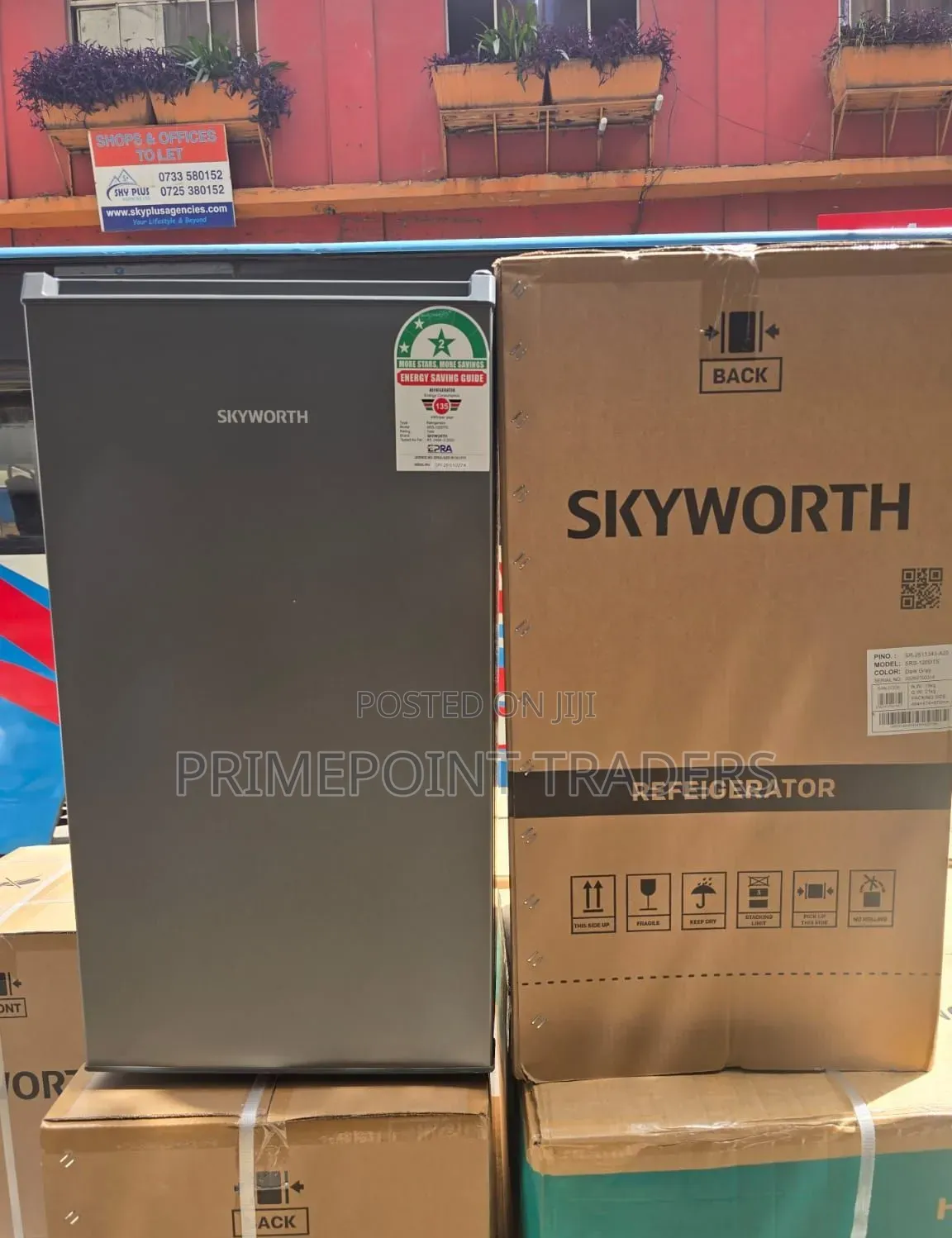 Skyworth 90L Compact Refrigerator – Ideal for Small Spaces
