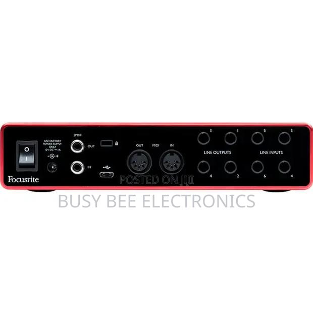 Focusrite Scarlett 8i6 8×6 USB Audio/Midi Interface - thumbnail 4