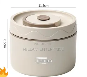Round 550ml Bento Lunch Box,