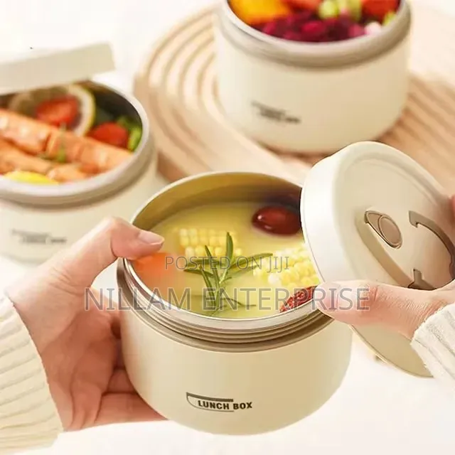 Round 550ml Bento Lunch Box,
