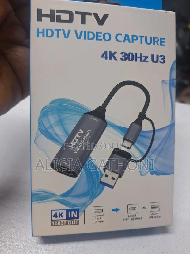 New USB C Capture Card for Audio +Video Signals