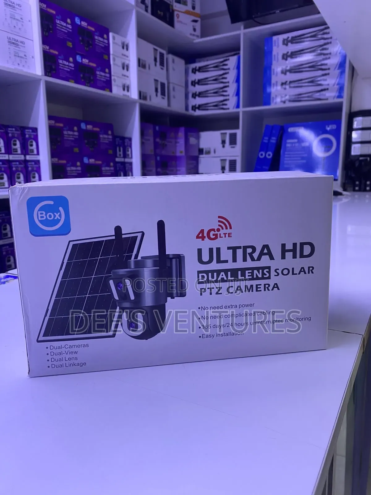 4G Lite Ultra HD Dual Lens Solar PTZ Camera