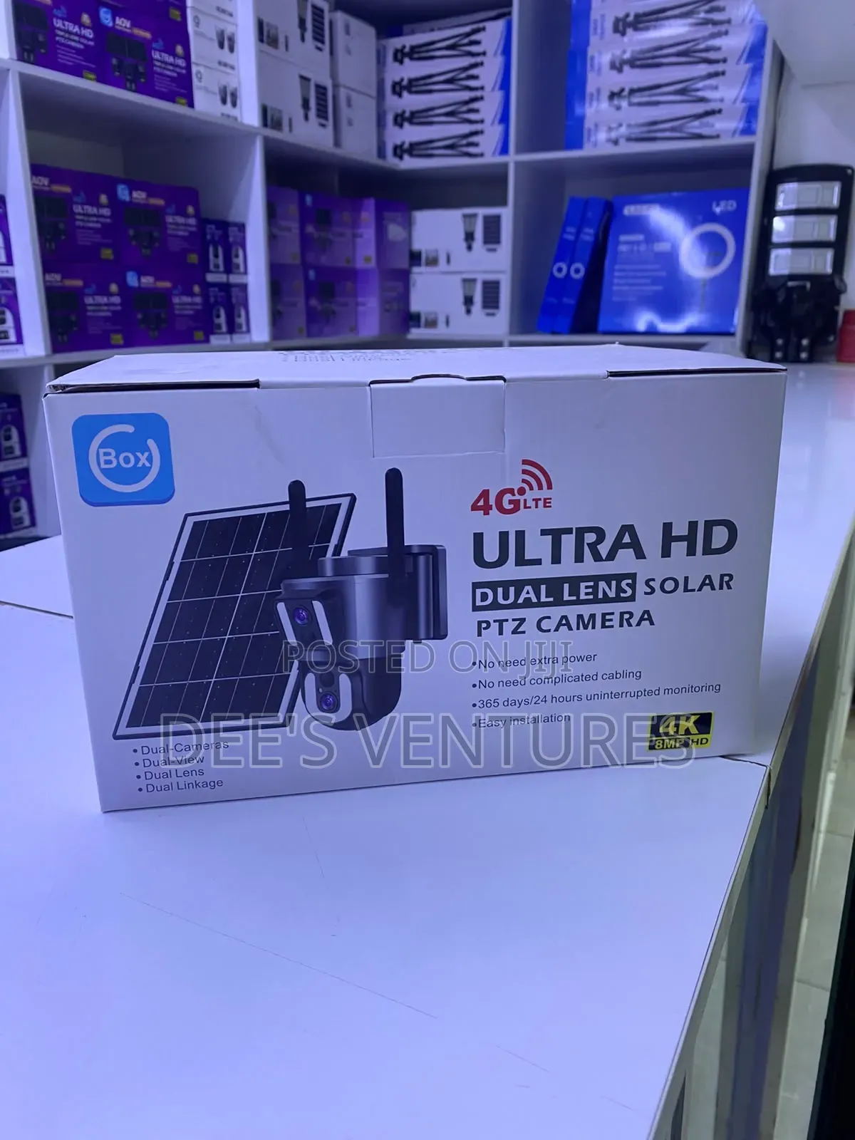 4G Lite Ultra HD Dual Lens Solar PTZ Camera