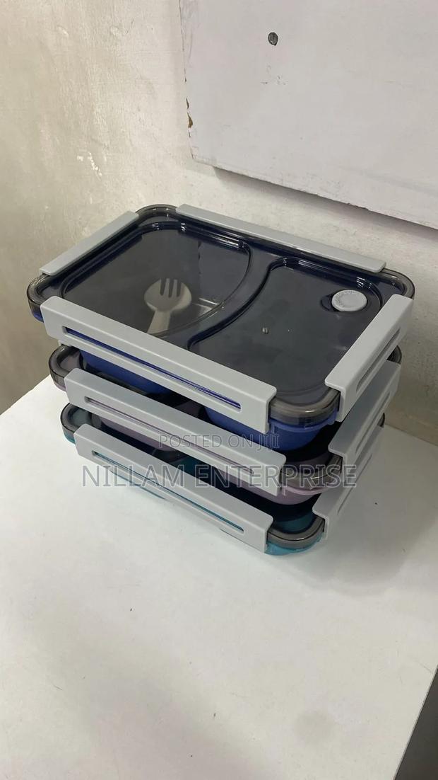 2-Compartment, 2-Grid Bento Lunch