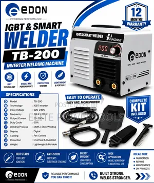 Edon TB-200 IGBT Smart Inverter Welding Machine 200A Digital Display