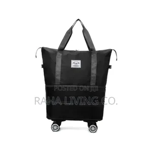 Foldable Travel Bag With Wheels | Large Capacity