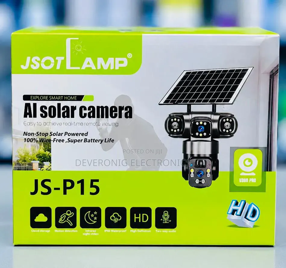 *JsotLamp* *Ai Camera Solar 4G