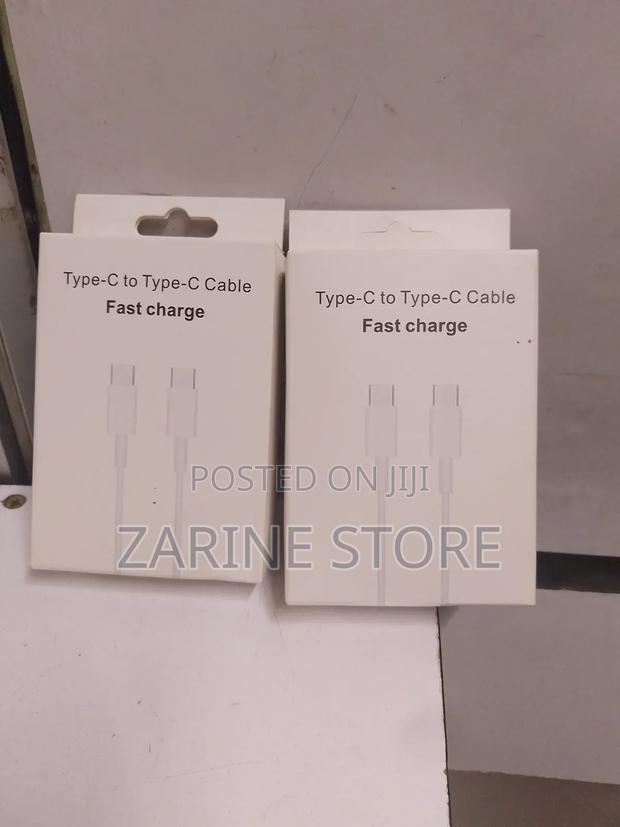 Fast Charging C-C Cable 1M Long Compatible With All Mobile Phone
