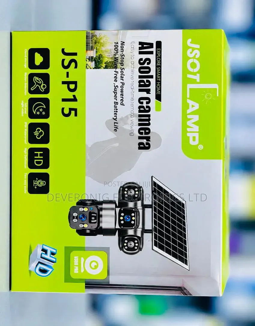 *JsotLamp* *Ai Camera Solar 4G
