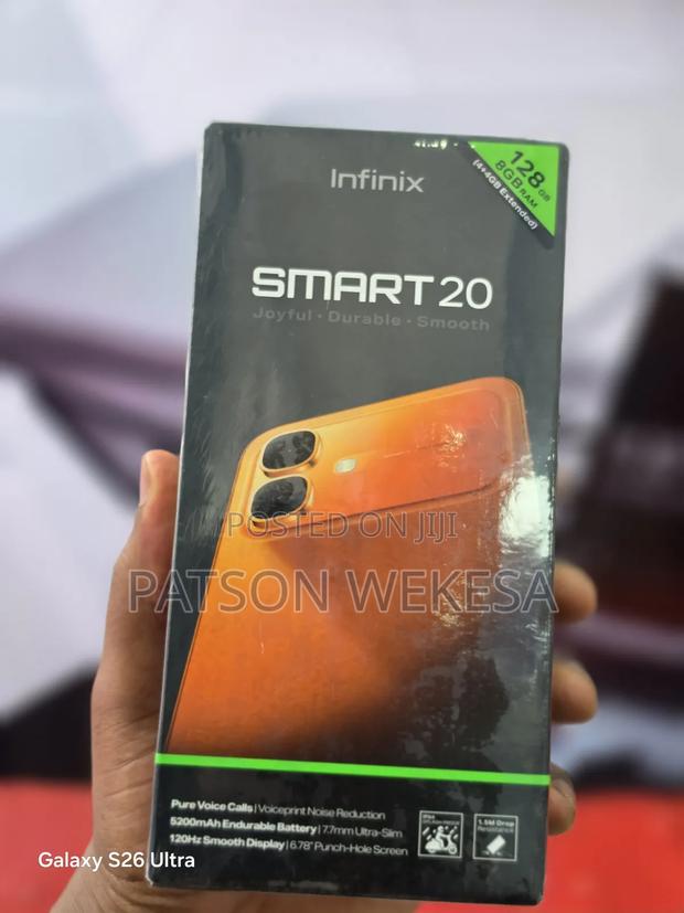 New Infinix Smart 20 128 GB Orange