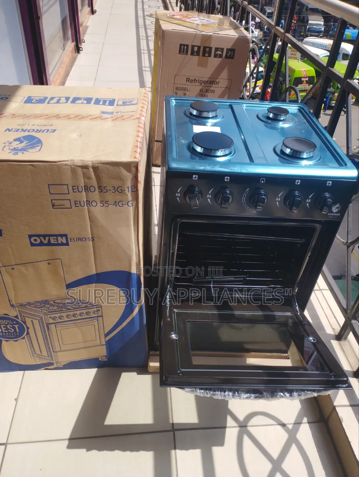 50×55 4G, Gas Oven, Auto-Ignition Euroken Full Gas Standing Cooker