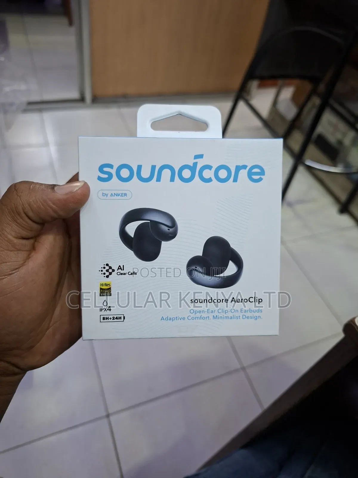 Anker Soundcore AeroClip Open-Ear Clip-on Earbuds