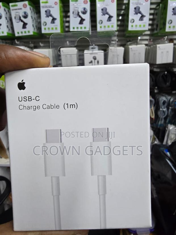 Apple USB-C to USB-C Cable 1M Fast Charge Data Sync - thumbnail 2