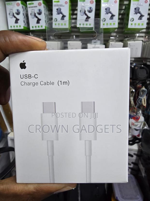 Apple USB-C to USB-C Cable 1M Fast Charge Data Sync - thumbnail 3