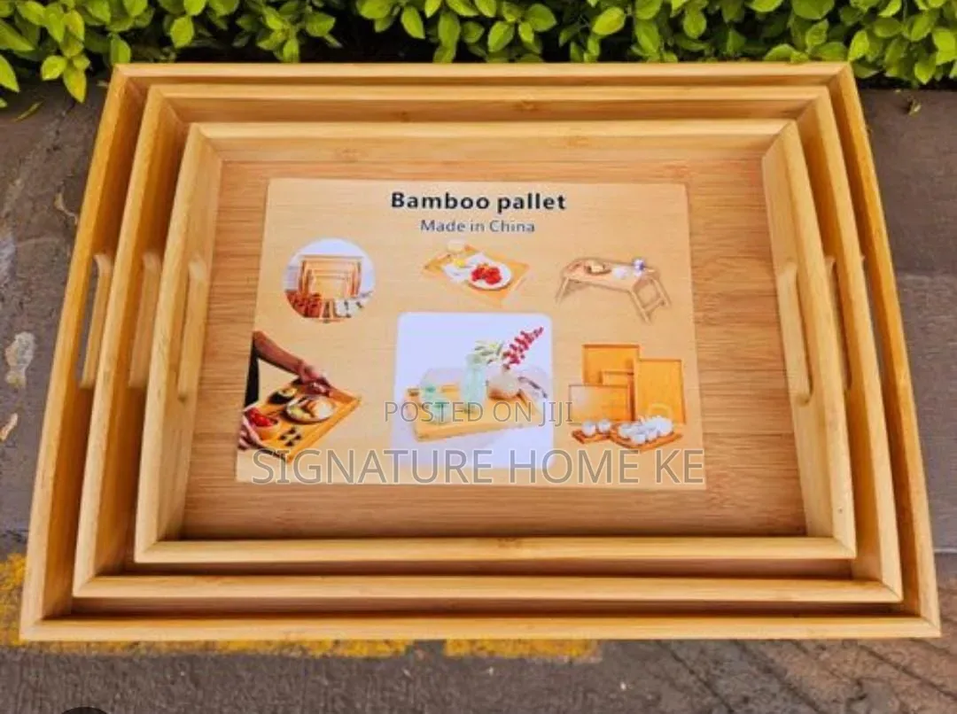 3in1 Bamboo Serving Trays
