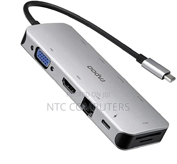 Rapoo Type C XD100C 5 In1 USBHUB With HDMI,3 USB 3.0 Ports, Type C
