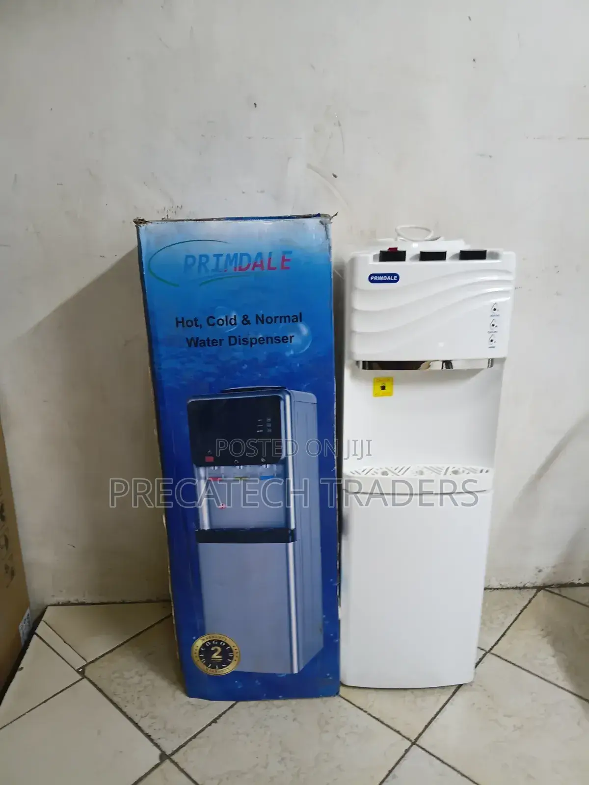 3 Taps Dispenser Primdale Hot Cold Water Cooler