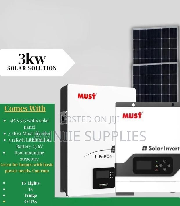 3.2kva Hybrid Inverter+5.12Kwh Lithium Ion Battery