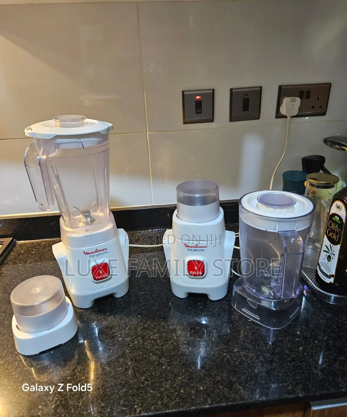 Moulinex Genuine 400W Blender With Grinder – 1.25L White