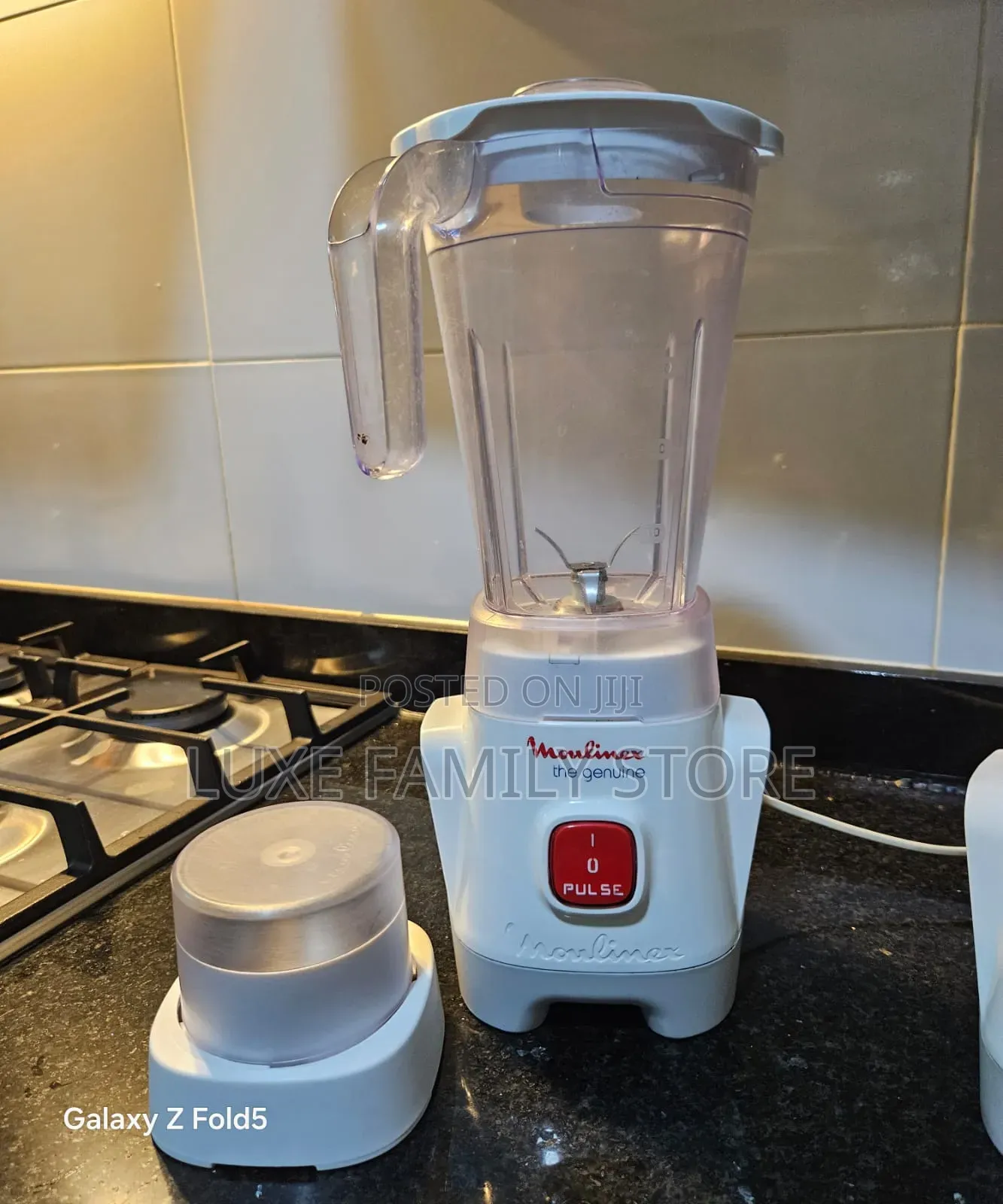 Moulinex Genuine 400W Blender With Grinder – 1.25L White