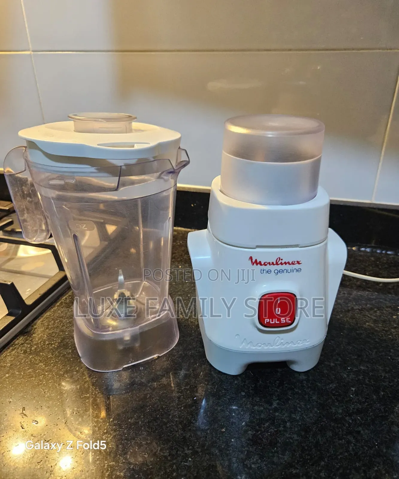 Moulinex Genuine 400W Blender With Grinder – 1.25L White