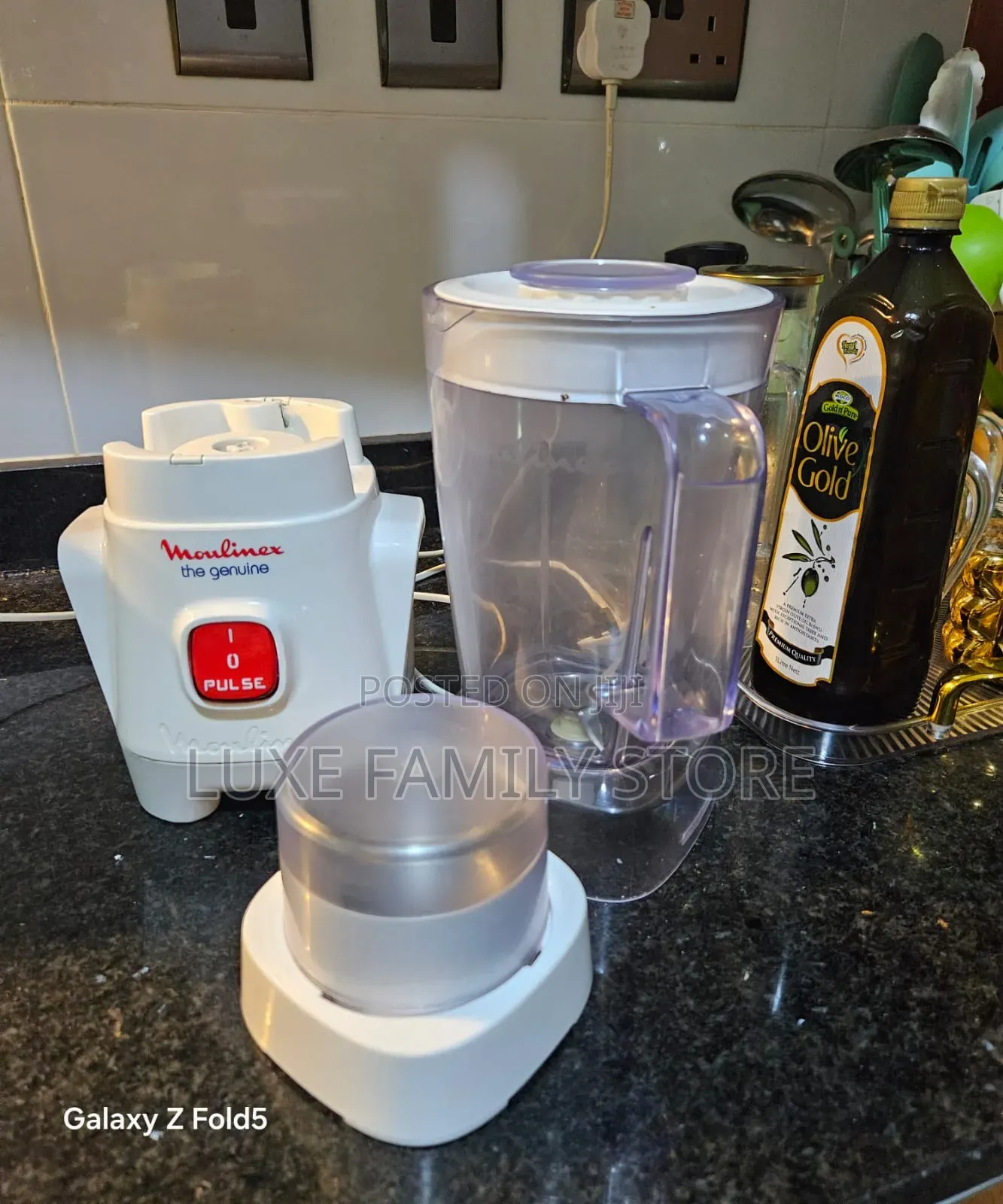 Moulinex Genuine 400W Blender With Grinder – 1.25L White
