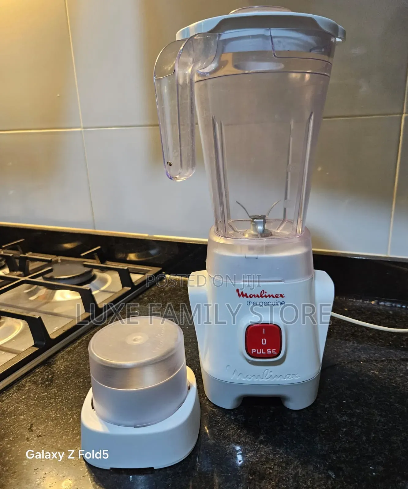 Moulinex Genuine 400W Blender With Grinder – 1.25L White