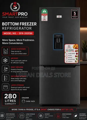 Skyworth SFR-350-DBI Double Door Refrigerator – 280 Litres