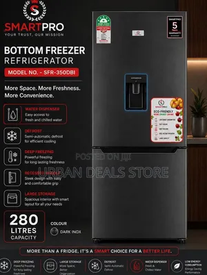 Skyworth SFR-350-DBI Double Door Refrigerator – 280 Litres